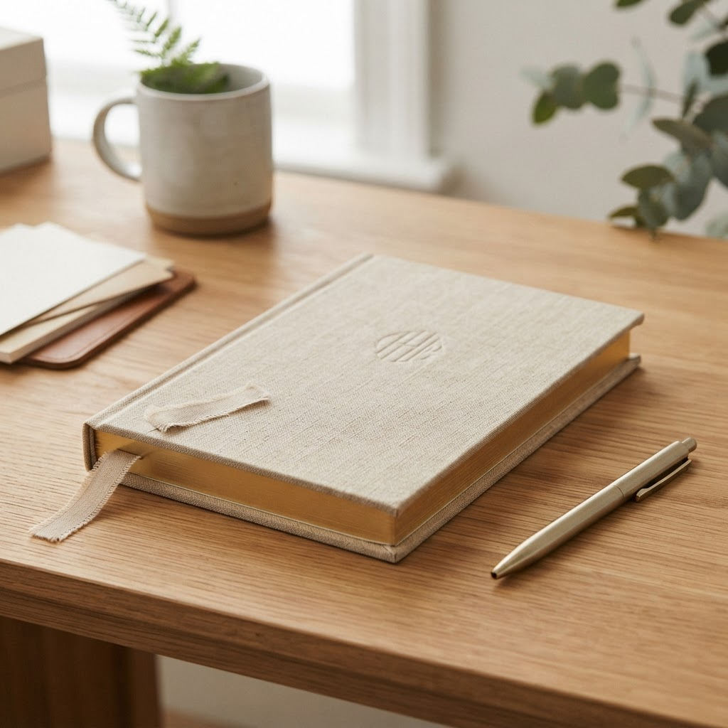 Personalised Linen Journal