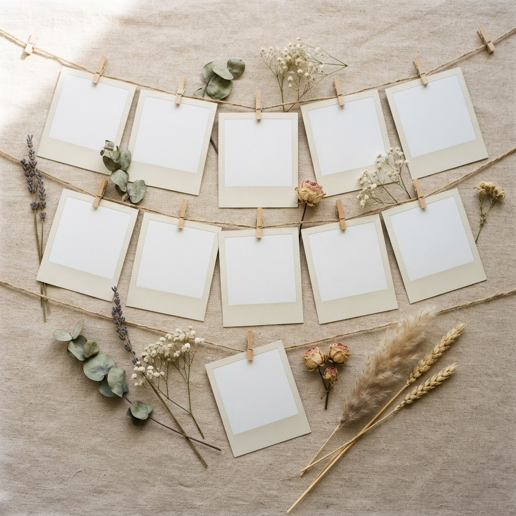 Polaroid-Style Photo Set